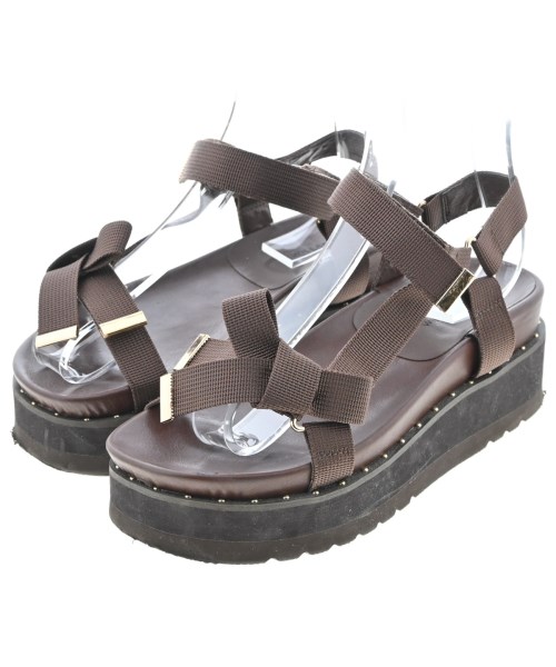 WILLSELECTION（ウィルセレクション）サンダル 茶 サイズ:M(23.5cm位) レディース/2200631326014