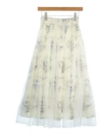 WILLSELECTION（ウィルセレクション）ロング・マキシ丈スカート 白 サイズ:M レディース/2200607230048