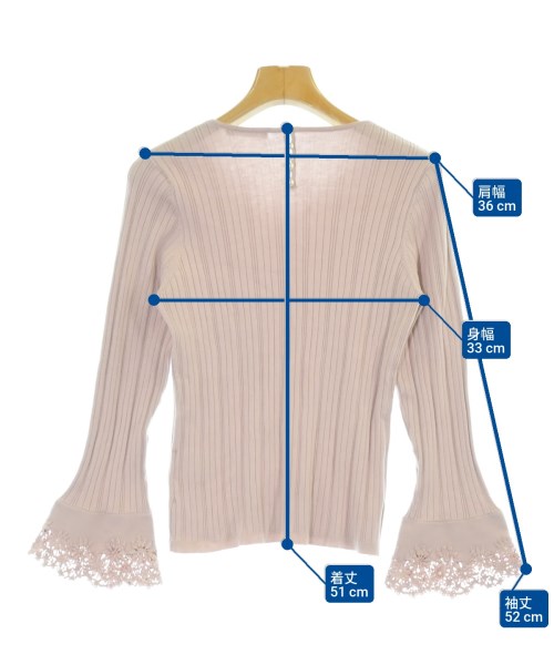 WILLSELECTION（ウィルセレクション）ニット・セーター ピンク サイズ:M レディース/2200665617065