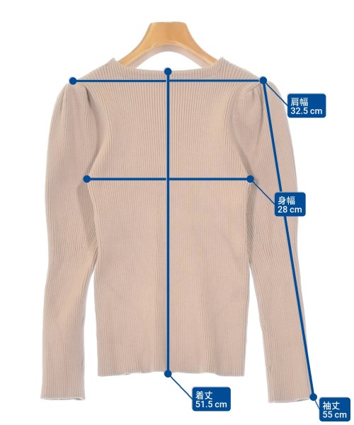 WILLSELECTION（ウィルセレクション）ニット・セーター ベージュ サイズ:M レディース/2200664874056