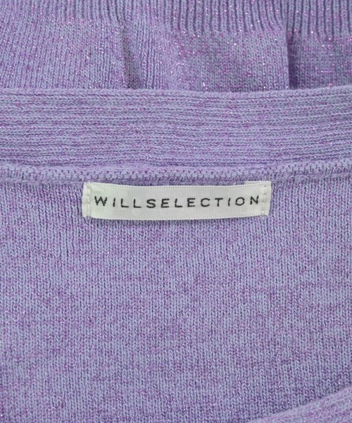 WILLSELECTION（ウィルセレクション）カーディガン 紫 サイズ:F レディース/2200724133635