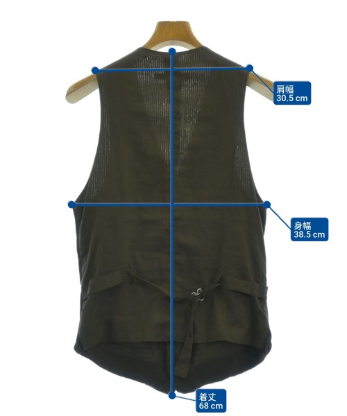 CHRISTIAN PEAU（クリスチャンポー）カジュアルシャツ 茶 サイズ:46(M位) メンズ/2200628455031