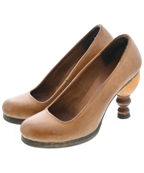 CHRISTIAN PEAU(クリスチャンポー)パンプス 茶 サイズ:EU37(23.5cm位)/2200653342153