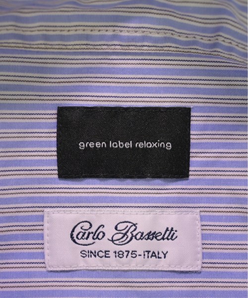 green label relaxing（グリーンレーベルリラクシング）カジュアルシャツ 青 サイズ:1(S位) メンズ/2200501859048