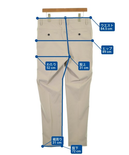 green label relaxing（グリーンレーベルリラクシング）スラックス ベージュ サイズ:L メンズ/2200557719112