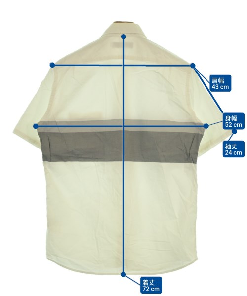 green label relaxing（グリーンレーベルリラクシング）カジュアルシャツ 白 サイズ:M メンズ/2200634515095