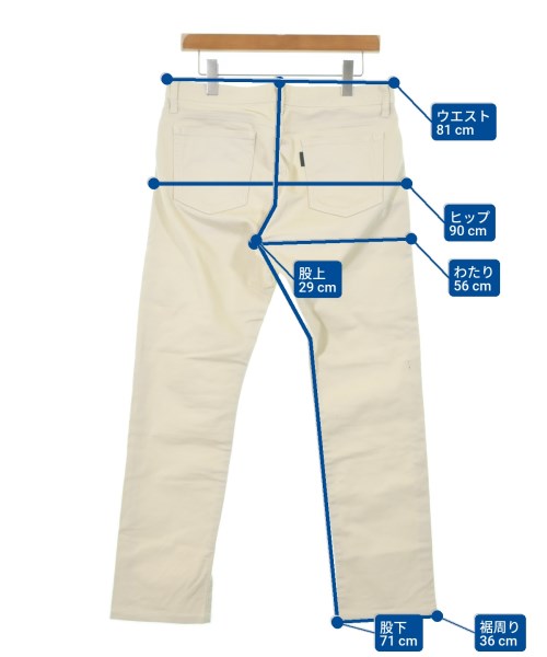 green label relaxing（グリーンレーベルリラクシング）チノパン 白 サイズ:32(L位) メンズ/2200620732031