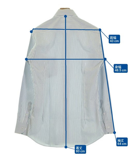 green label relaxing（グリーンレーベルリラクシング）カジュアルシャツ 紺 サイズ:41(XL位) メンズ/2200620732079