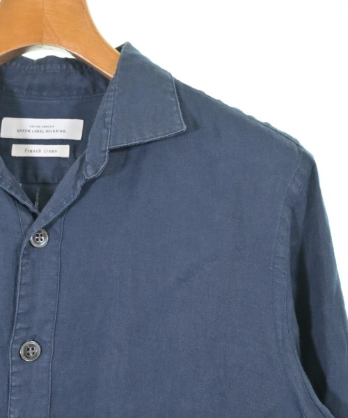 green label relaxing（グリーンレーベルリラクシング）カジュアルシャツ 紺 サイズ:M メンズ/2200620732086
