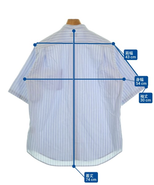 green label relaxing（グリーンレーベルリラクシング）カジュアルシャツ 青 サイズ:L メンズ/2200622945088