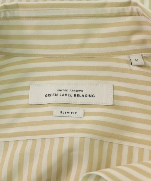 green label relaxing（グリーンレーベルリラクシング）カジュアルシャツ ベージュ サイズ:M メンズ/2200624840039