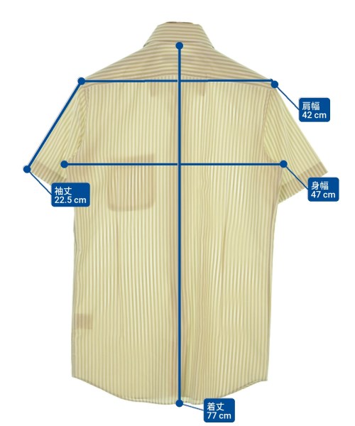 green label relaxing（グリーンレーベルリラクシング）カジュアルシャツ ベージュ サイズ:M メンズ/2200624840039