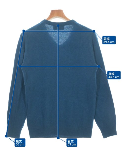 green label relaxing（グリーンレーベルリラクシング）ニット・セーター 青 サイズ:S メンズ/2200632720217