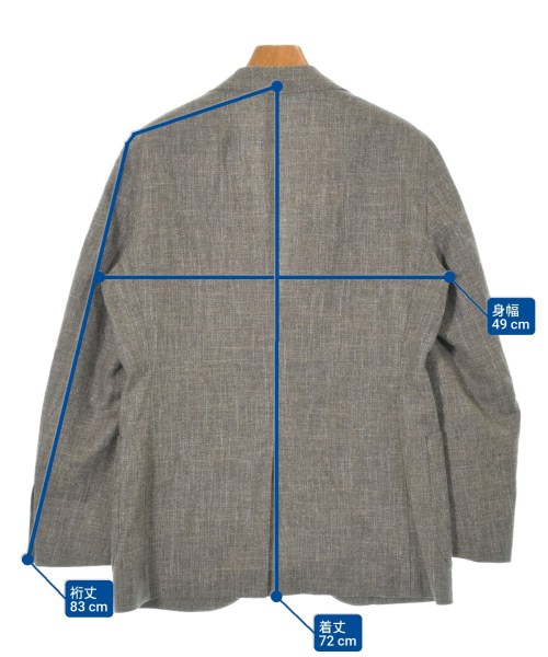 green label relaxing（グリーンレーベルリラクシング）カジュアルジャケット 茶 サイズ:46(M位) メンズ/2200619226039