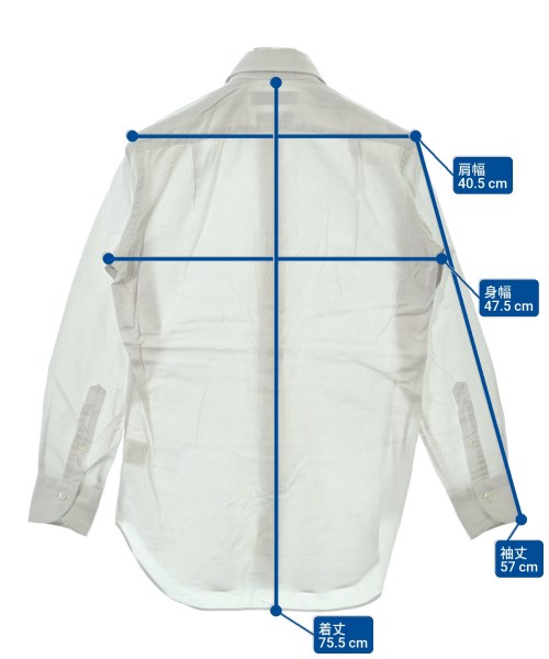 green label relaxing（グリーンレーベルリラクシング）カジュアルシャツ グレー サイズ:37(XS位) メンズ/2200637821070