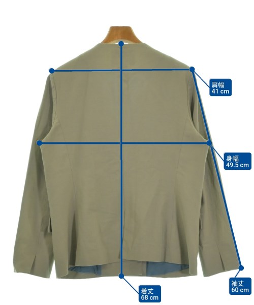 green label relaxing（グリーンレーベルリラクシング）カジュアルジャケット カーキ サイズ:44(S位) メンズ/2200624012030