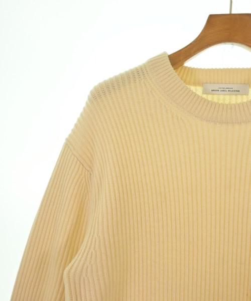 green label relaxing（グリーンレーベルリラクシング）ニット・セーター 黄 サイズ:L メンズ/2200625217014