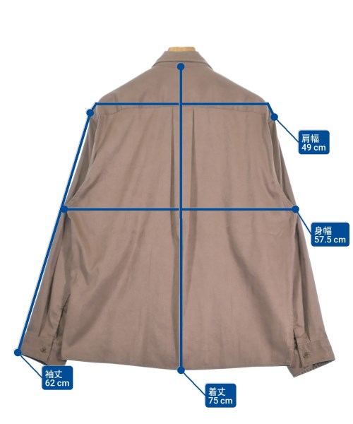 green label relaxing（グリーンレーベルリラクシング）カジュアルシャツ ベージュ サイズ:L メンズ/2200639899060