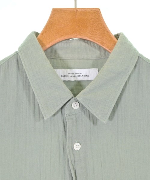 green label relaxing（グリーンレーベルリラクシング）カジュアルシャツ 緑 サイズ:M メンズ/2200641468032