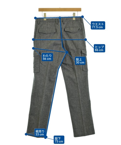 green label relaxing（グリーンレーベルリラクシング）カーゴパンツ グレー サイズ:M メンズ/2200634248047