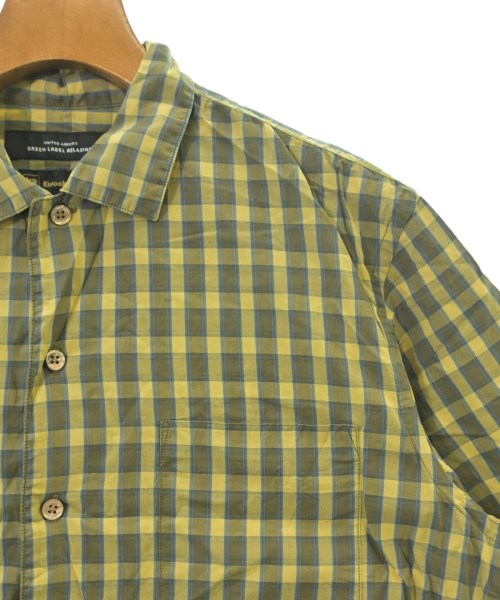green label relaxing（グリーンレーベルリラクシング）カジュアルシャツ カーキ サイズ:M メンズ/2200622106120