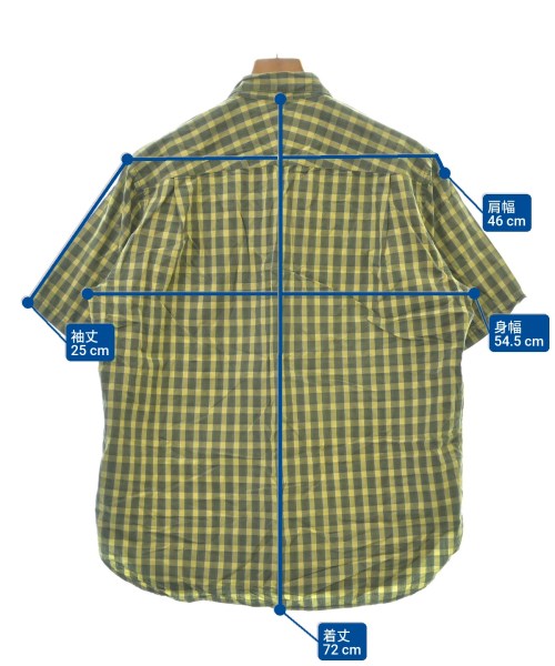 green label relaxing（グリーンレーベルリラクシング）カジュアルシャツ カーキ サイズ:M メンズ/2200622106120