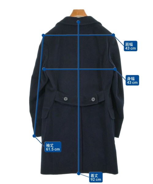 green label relaxing（グリーンレーベルリラクシング）チェスターコート 紺 サイズ:S メンズ/2200608729015