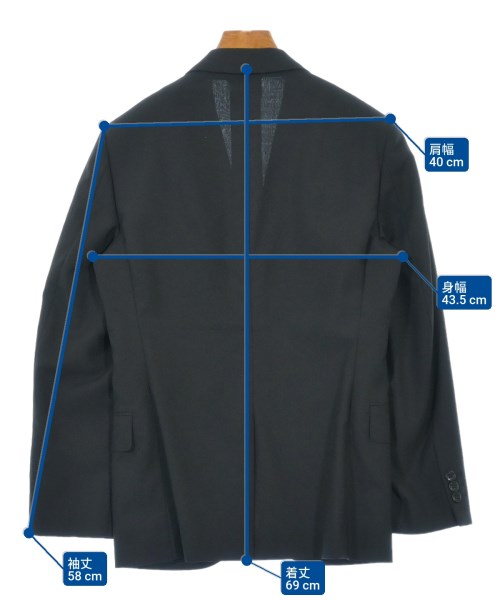 green label relaxing（グリーンレーベルリラクシング）テーラードジャケット 黒 サイズ:42(XS位) メンズ/2200611922021