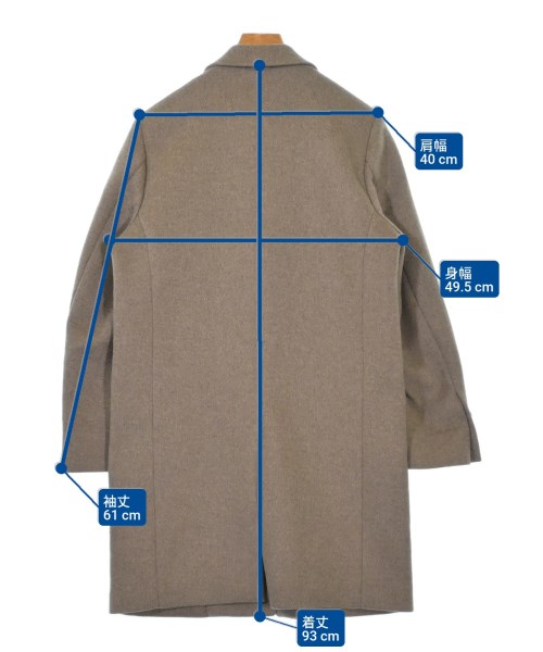 green label relaxing（グリーンレーベルリラクシング）チェスターコート ベージュ サイズ:XS メンズ/2200611922090