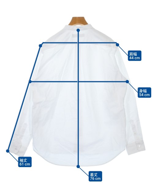 green label relaxing（グリーンレーベルリラクシング）カジュアルシャツ 白 サイズ:M メンズ/2200622861104