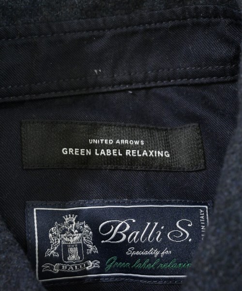 green label relaxing（グリーンレーベルリラクシング）カジュアルシャツ 紺 サイズ:S メンズ/2200614483024