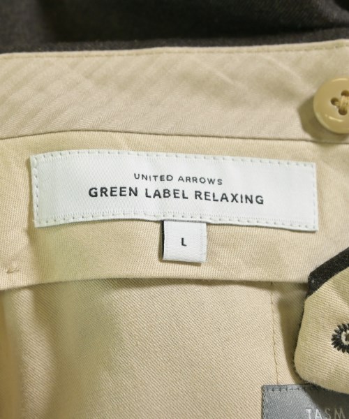 green label relaxing（グリーンレーベルリラクシング）スラックス 茶 サイズ:L メンズ/2200623381083