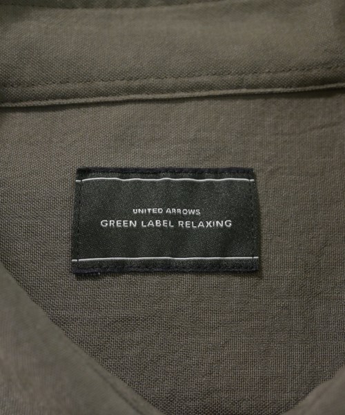 green label relaxing（グリーンレーベルリラクシング）カジュアルシャツ カーキ サイズ:S メンズ/2200624280033