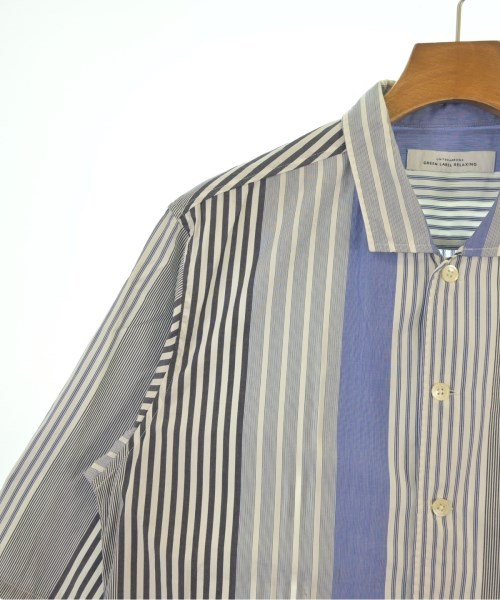 green label relaxing（グリーンレーベルリラクシング）カジュアルシャツ 紺 サイズ:S メンズ/2200614969092