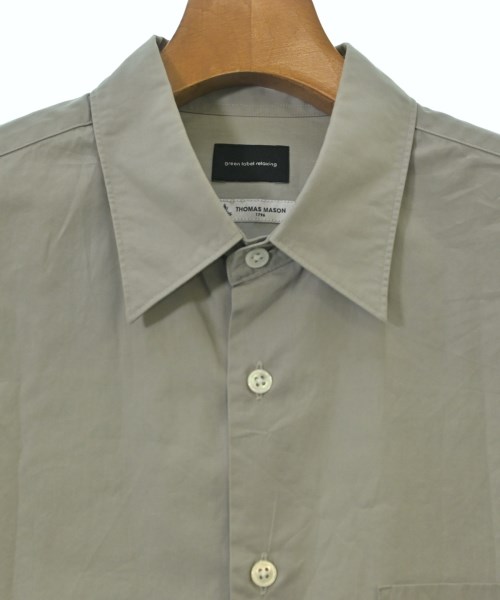 green label relaxing（グリーンレーベルリラクシング）カジュアルシャツ グレー サイズ:M メンズ/2200614630046