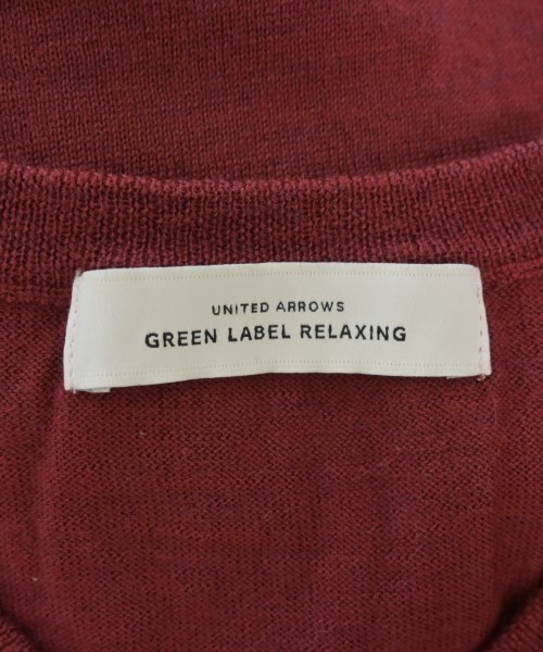 green label relaxing（グリーンレーベルリラクシング）ニット・セーター 赤 サイズ:M メンズ/2200626833060
