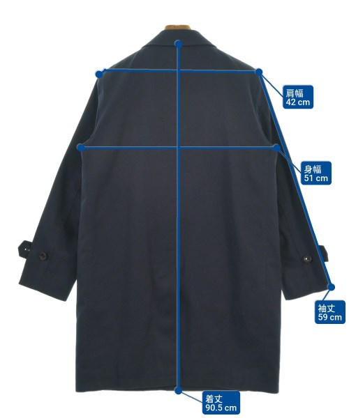 green label relaxing（グリーンレーベルリラクシング）ステンカラーコート 紺 サイズ:S メンズ/2200621861013