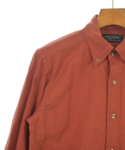 green label relaxing（グリーンレーベルリラクシング）カジュアルシャツ オレンジ サイズ:S メンズ/2200621861020