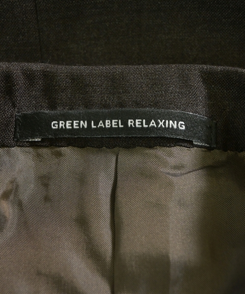 green label relaxing（グリーンレーベルリラクシング）ビジネス 茶 サイズ:42/42(XS位)/72(S位) メンズ/2200616679029