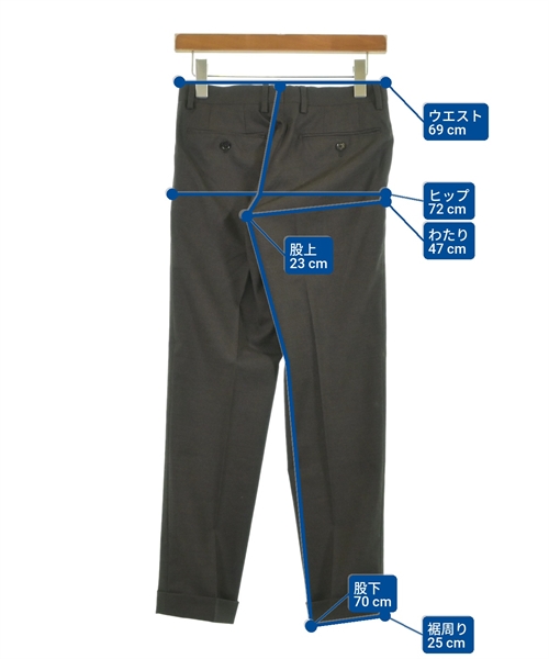 green label relaxing（グリーンレーベルリラクシング）ビジネス 茶 サイズ:42/42(XS位)/72(S位) メンズ/2200616679029