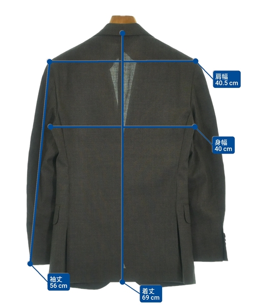 green label relaxing（グリーンレーベルリラクシング）テーラードジャケット グレー サイズ:42(XS位) メンズ/2200616679135