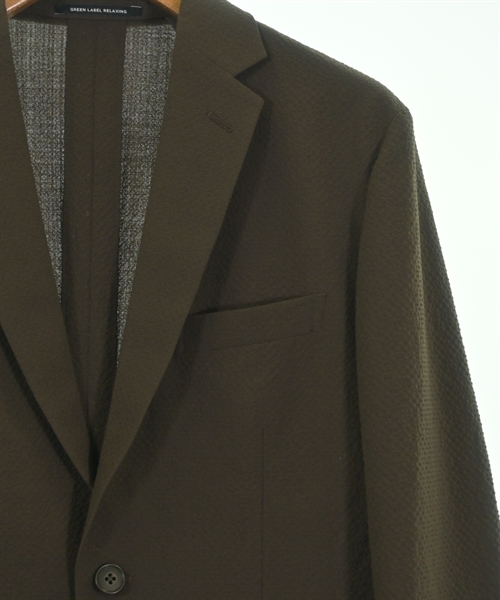 green label relaxing（グリーンレーベルリラクシング）テーラードジャケット 茶 サイズ:XS メンズ/2200616679159