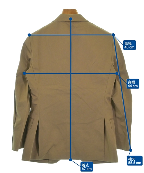 green label relaxing（グリーンレーベルリラクシング）テーラードジャケット ベージュ サイズ:42(XS位) メンズ/2200616679173