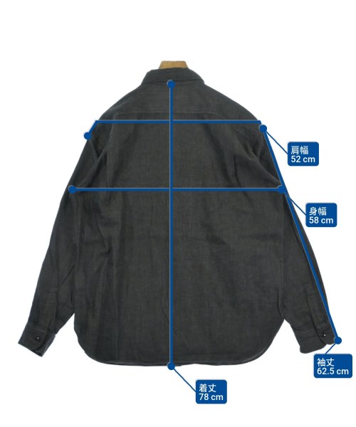 green label relaxing（グリーンレーベルリラクシング）カジュアルシャツ グレー サイズ:L メンズ/2200618720057