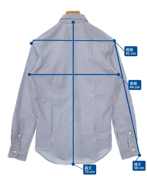 green label relaxing（グリーンレーベルリラクシング）カジュアルシャツ 紺 サイズ:S メンズ/2200615986050