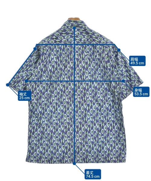 green label relaxing（グリーンレーベルリラクシング）カジュアルシャツ 青 サイズ:L メンズ/2200630850022