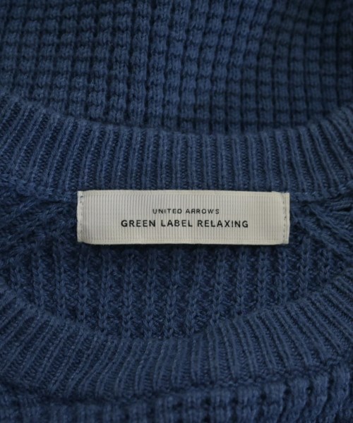 green label relaxing（グリーンレーベルリラクシング）ニット・セーター 青 サイズ:S メンズ/2200607959048
