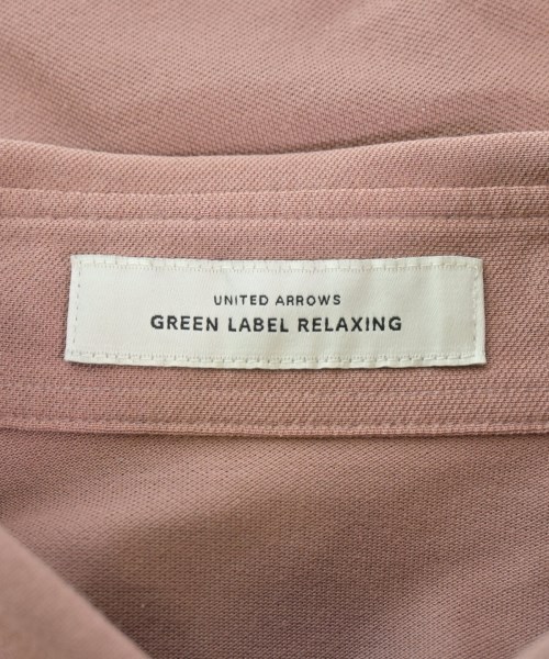 green label relaxing（グリーンレーベルリラクシング）ポロシャツ ピンク サイズ:L メンズ/2200607232011