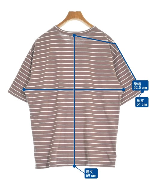 green label relaxing（グリーンレーベルリラクシング）Tシャツ・カットソー 茶 サイズ:L メンズ/2200615861104