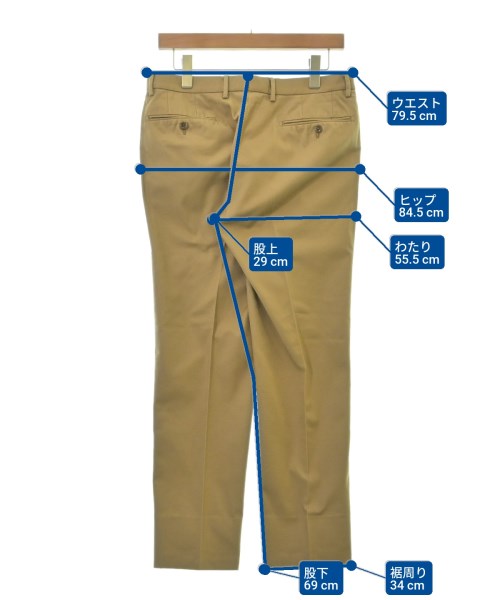 green label relaxing（グリーンレーベルリラクシング）スラックス ベージュ サイズ:M メンズ/2200614068061